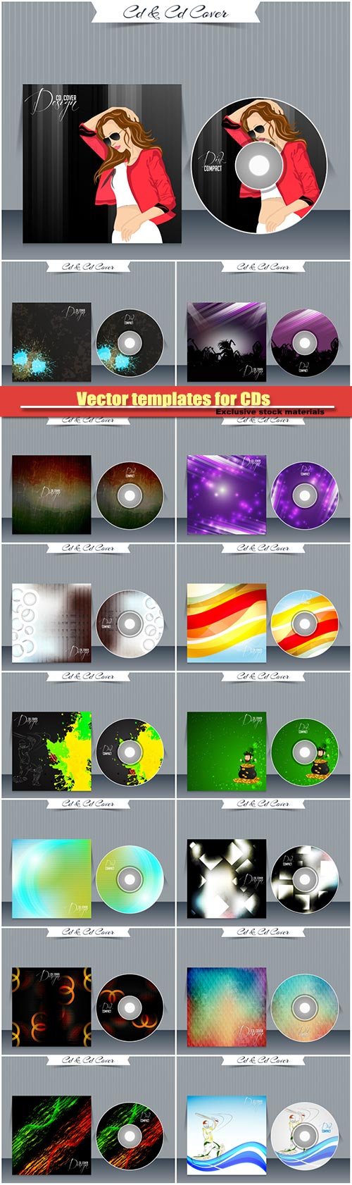 Vector templates for CDs