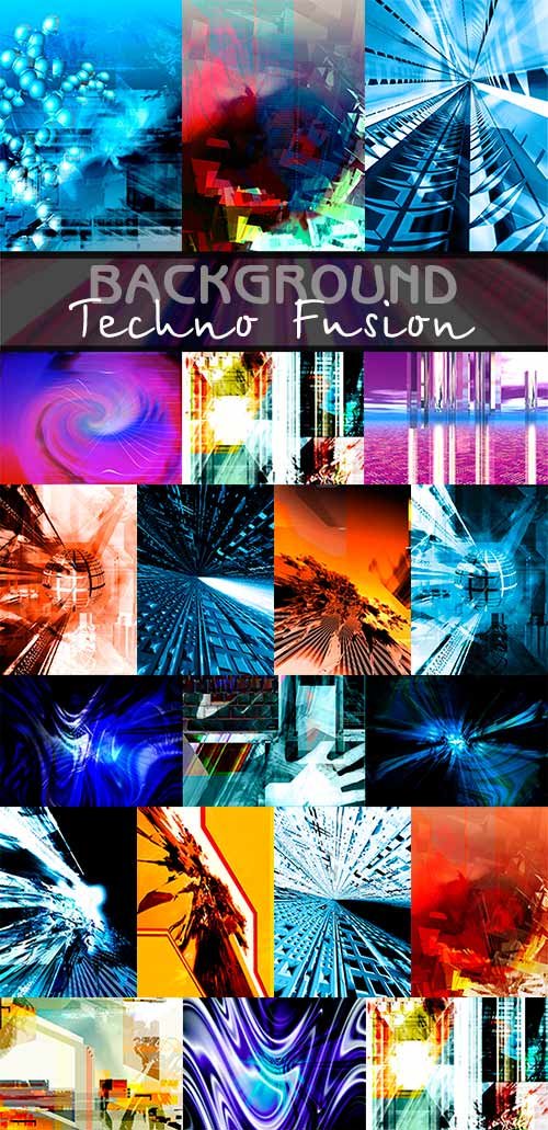 Techno Fusion background