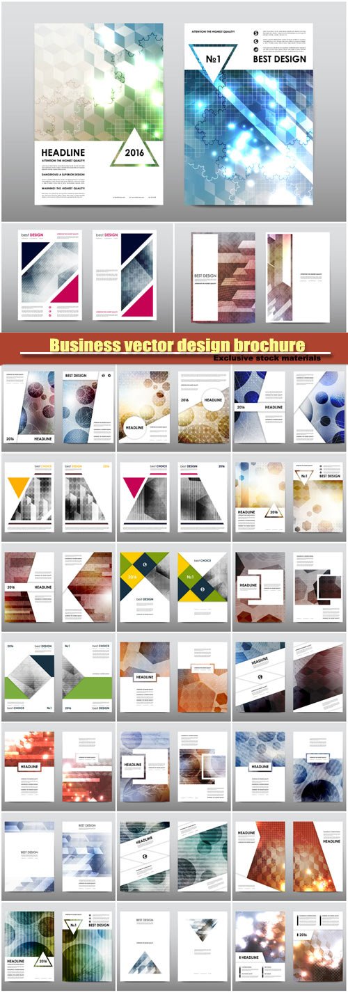 Business vector design brochure, flyer template, design card creative