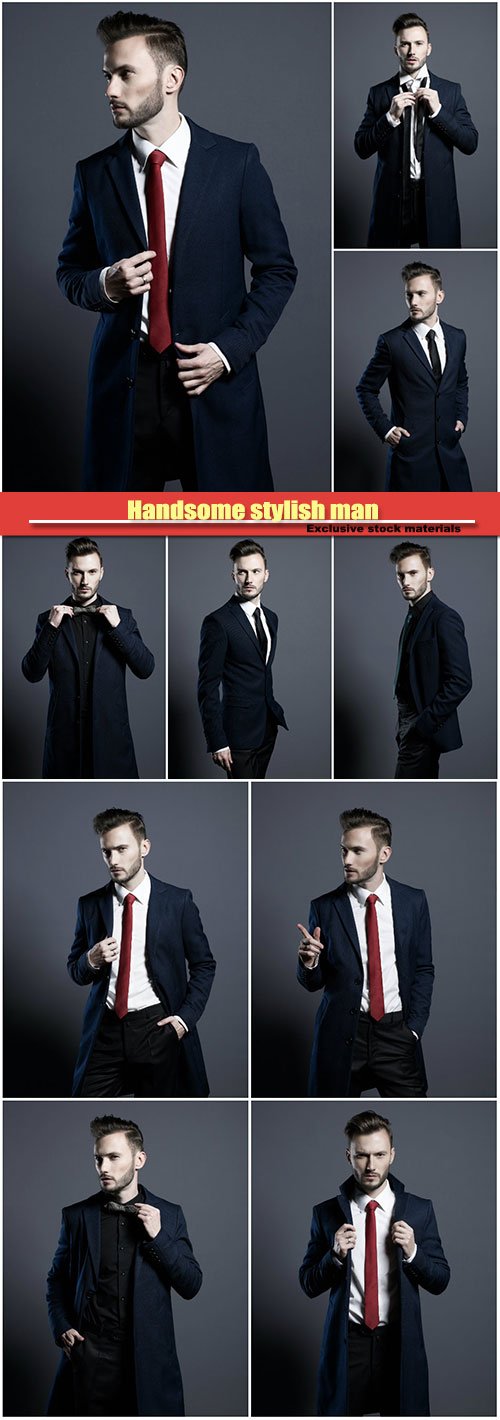 Handsome stylish man