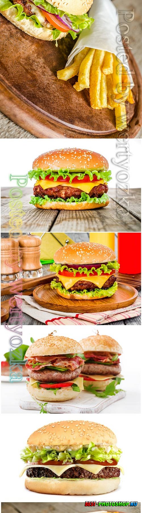 Cheeseburger, hamburger beautiful stock photo