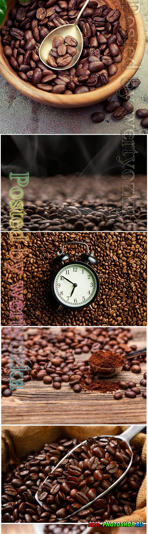 Fresh coffee beautiful stock photo