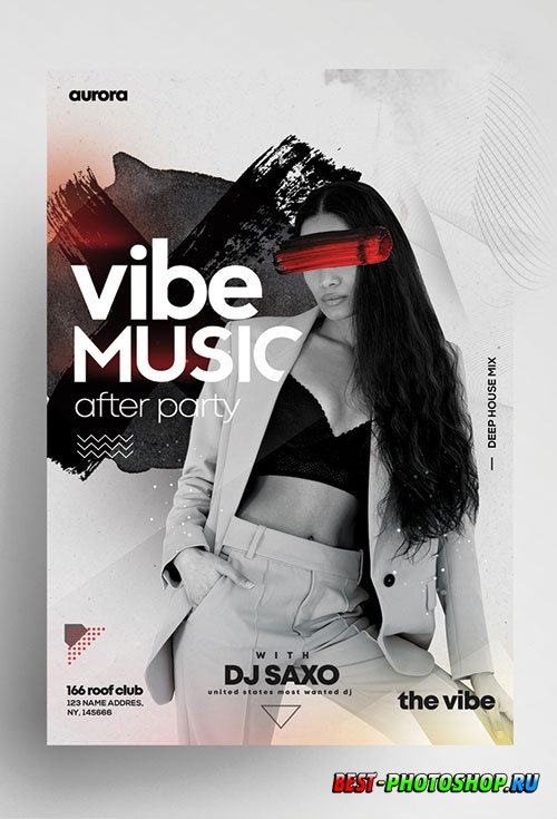 After party psd flyer template