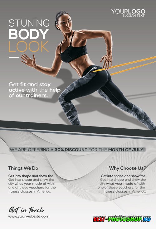 Creative Fitness - Premium flyer psd template