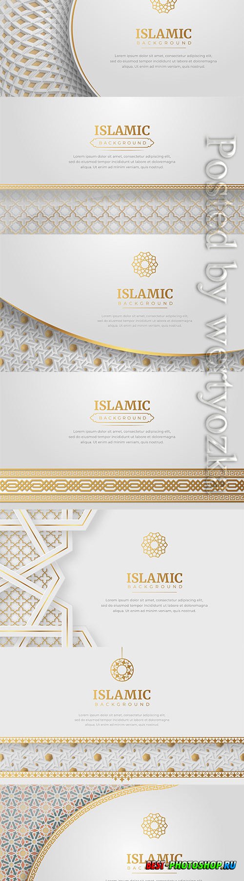 Ramadan kareem, eid mubarak islamic arabic luxury abstract background