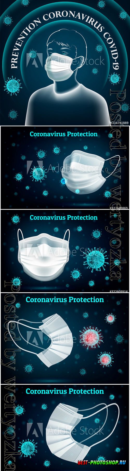 Coronavirus epidemic COVID -19 vector design