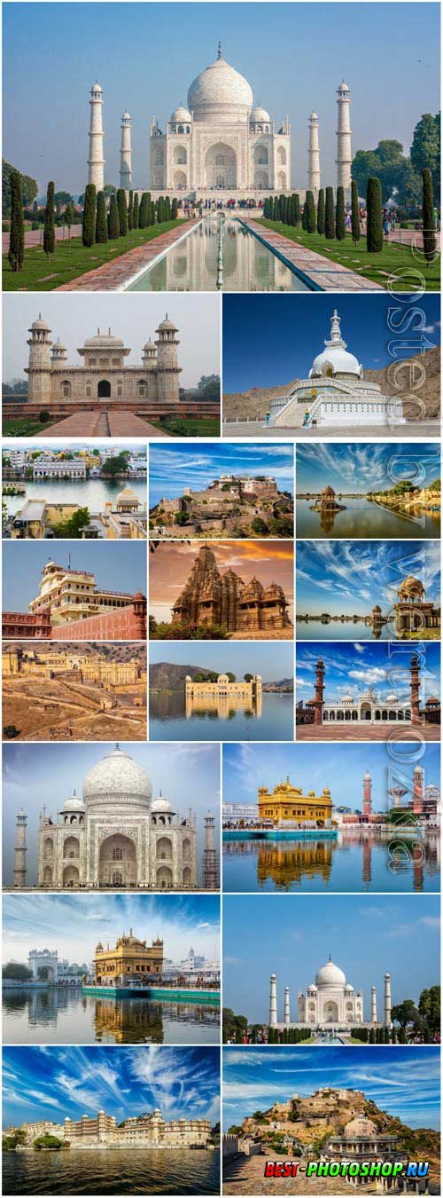 India architecture stock photo