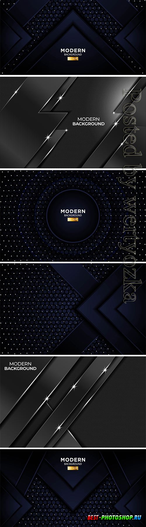 Modern abstract dark background geometric template