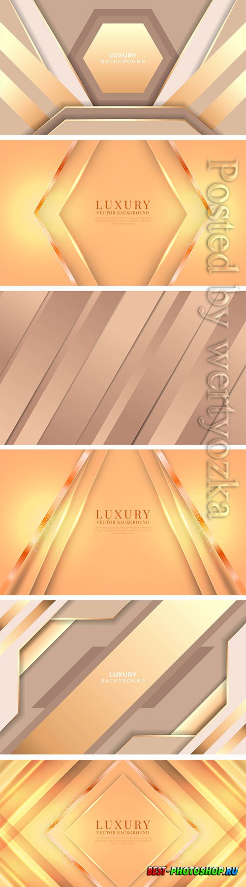 Gold modern abstract background banner with line