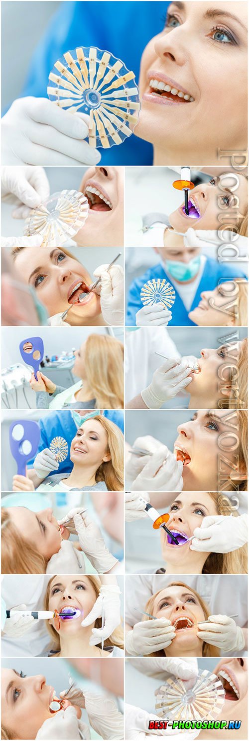 Dental procedures stock photo