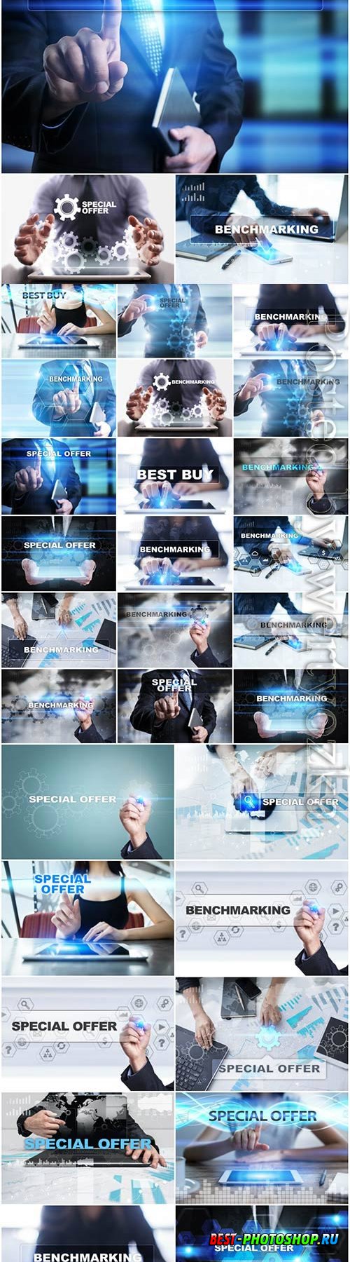 Modern technology and business concept stock photo