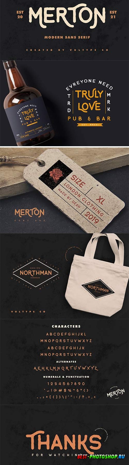 Merton Vintage Font