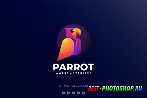 Parrot Gradient Colorful Logo