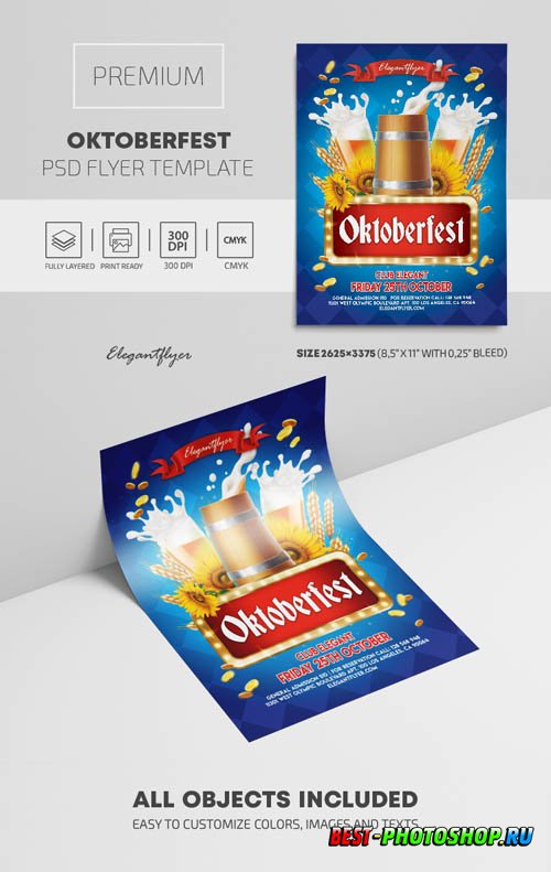 Oktoberfest Premium PSD Flyer Template