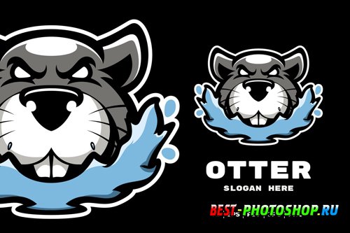 Otter Mascot Logo