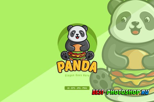 Panda - Mascot Logo