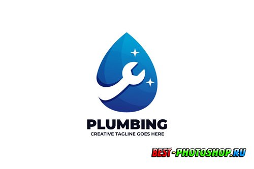 Water Mineral Plumbing Logo