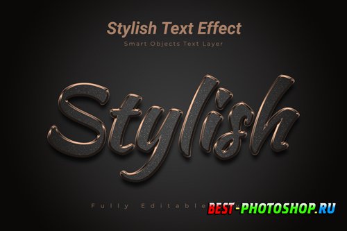 Stylish text effect psd